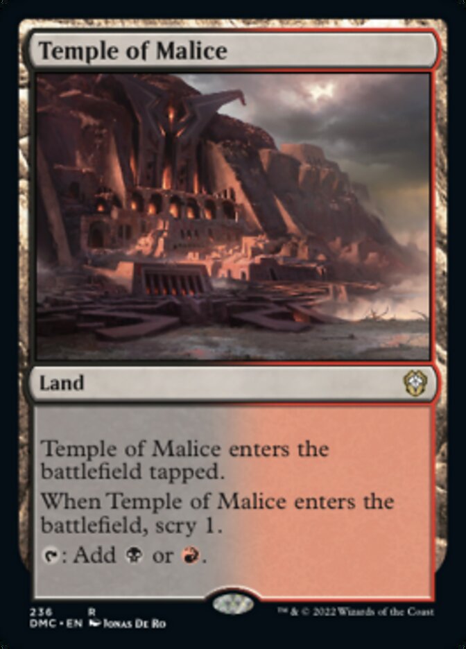 Temple of Malice [Dominaria United Commander] | Mega City Incorporated