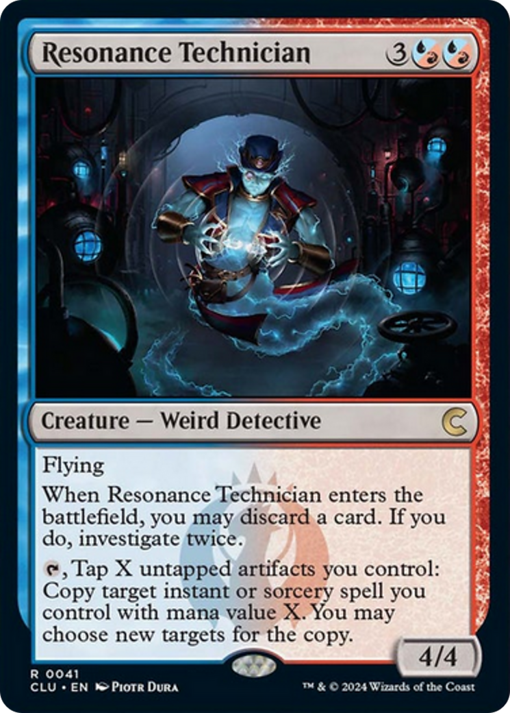 Resonance Technician [Ravnica: Clue Edition] | Mega City Incorporated