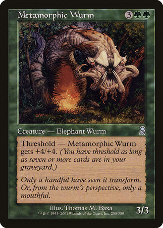 Metamorphic Wurm [Odyssey] | Mega City Incorporated