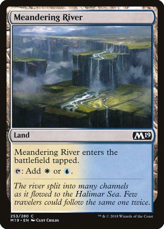 Meandering River [Core Set 2019] | Mega City Incorporated