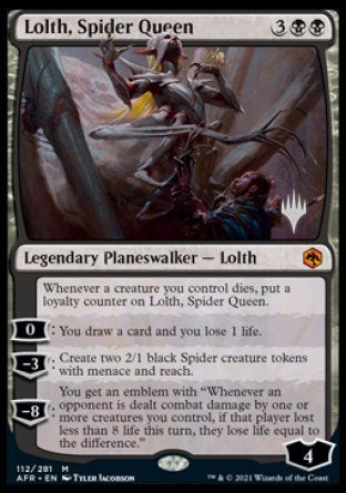 Lolth, Spider Queen (Promo Pack) [Dungeons & Dragons: Adventures in the Forgotten Realms Promos] | Mega City Incorporated
