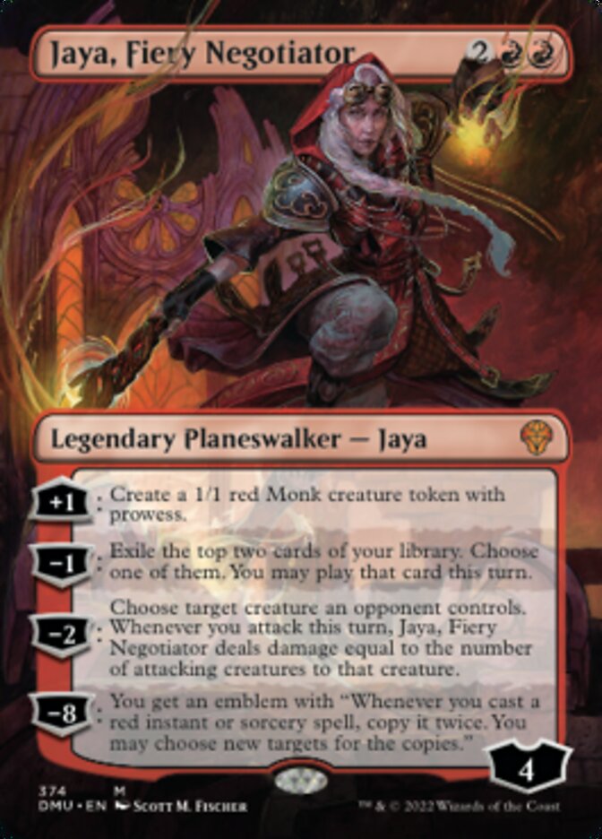 Jaya, Fiery Negotiator (Borderless) [Dominaria United] | Mega City Incorporated