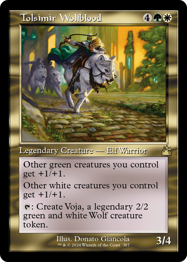 Tolsimir Wolfblood (Retro Frame) [Ravnica Remastered] | Mega City Incorporated