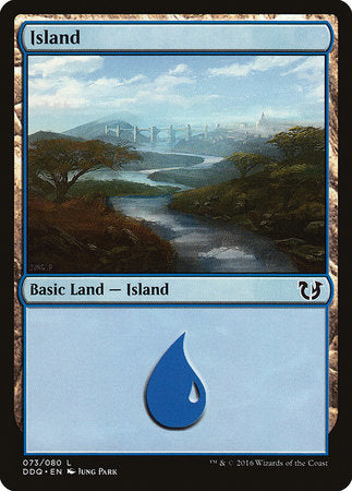 Island (73) [Duel Decks: Blessed vs. Cursed] | Mega City Incorporated