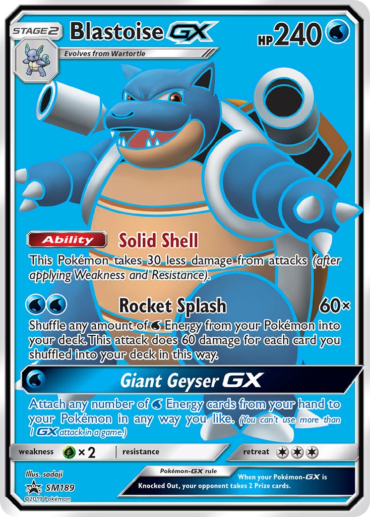 Blastoise GX (SM189) [Sun & Moon: Black Star Promos] | Mega City Incorporated