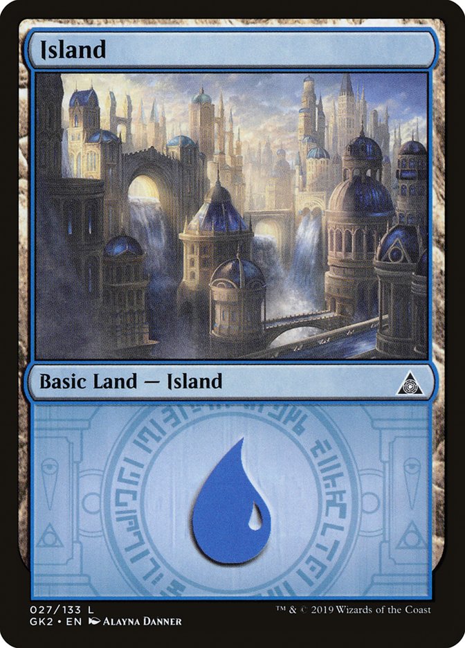 Island (27) [Ravnica Allegiance Guild Kit] | Mega City Incorporated