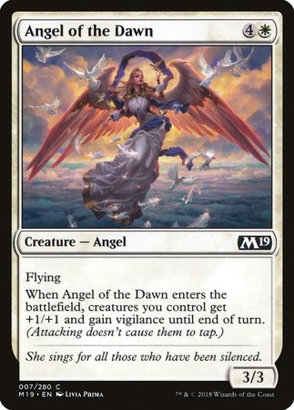 Angel of the Dawn [Core Set 2019] | Mega City Incorporated