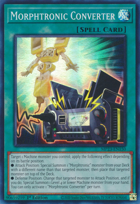 Morphtronic Converter [MP23-EN150] Super Rare | Mega City Incorporated