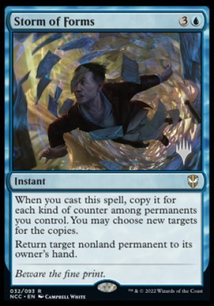 Storm of Forms (Promo Pack) [Streets of New Capenna Commander Promos] | Mega City Incorporated