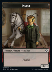 Soldier // Insect Double-sided Token [Dominaria United Tokens] | Mega City Incorporated