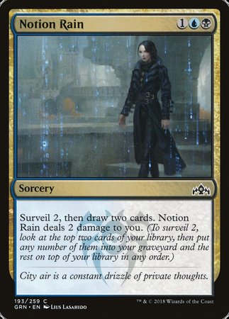 Notion Rain [Guilds of Ravnica] | Mega City Incorporated