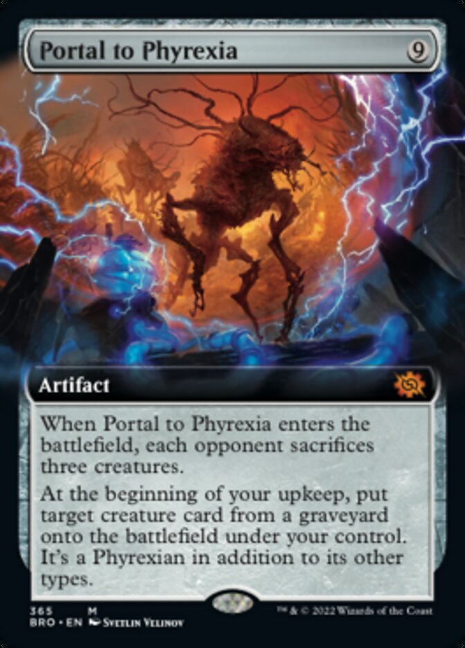 Portal to Phyrexia (Extended Art) [The Brothers' War] | Mega City Incorporated