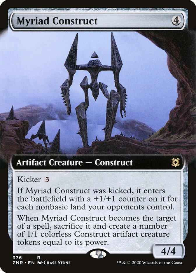 Myriad Construct (Extended Art) [Zendikar Rising] | Mega City Incorporated