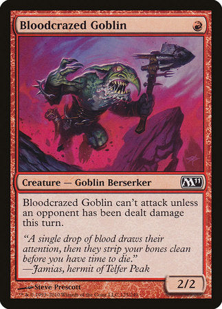 Bloodcrazed Goblin [Magic 2011] | Mega City Incorporated