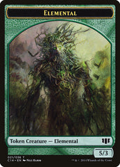 Elemental // Beast (019/036) Double-sided Token [Commander 2014 Tokens] | Mega City Incorporated