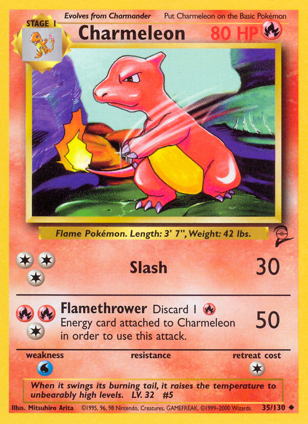 Charmeleon (35/130) [Base Set 2] | Mega City Incorporated