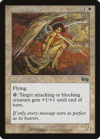 Angelic Page [Urza's Saga] | Mega City Incorporated