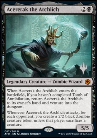 Acererak the Archlich (Promo Pack) [Dungeons & Dragons: Adventures in the Forgotten Realms Promos] | Mega City Incorporated