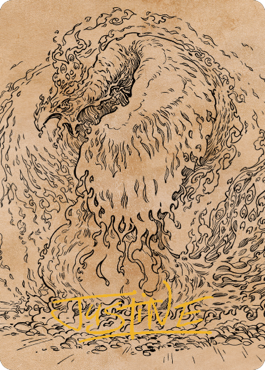 Nemesis Phoenix Art Card (Gold-Stamped Signature) [Commander Legends: Battle for Baldur's Gate Art Series] | Mega City Incorporated