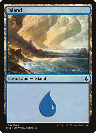 Island (255) [Battle for Zendikar] | Mega City Incorporated