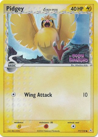 Pidgey (77/110) (Delta Species) (Stamped) [EX: Holon Phantoms] | Mega City Incorporated