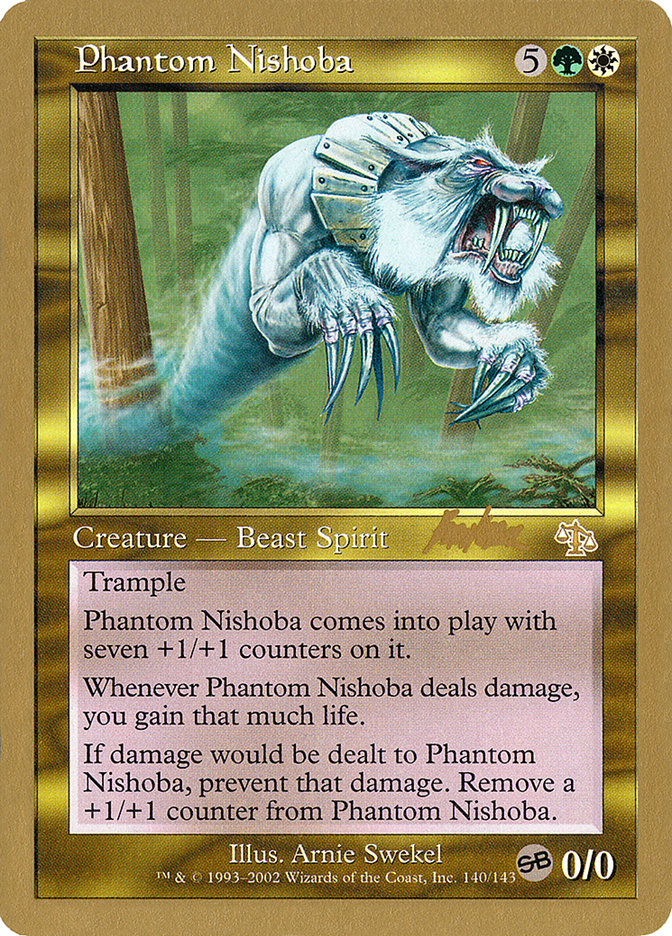 Phantom Nishoba (Brian Kibler) (SB) [World Championship Decks 2002] | Mega City Incorporated