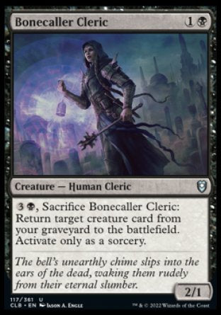 Bonecaller Cleric [Commander Legends: Battle for Baldur's Gate] | Mega City Incorporated