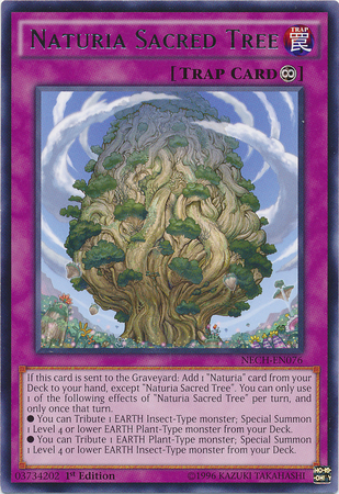 Naturia Sacred Tree [NECH-EN076] Rare | Mega City Incorporated