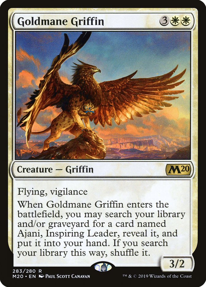 Goldmane Griffin [Core Set 2020] | Mega City Incorporated