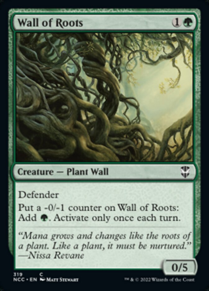 Wall of Roots [Streets of New Capenna Commander] | Mega City Incorporated