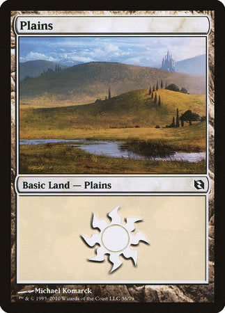 Plains (36) [Duel Decks: Elspeth vs. Tezzeret] | Mega City Incorporated