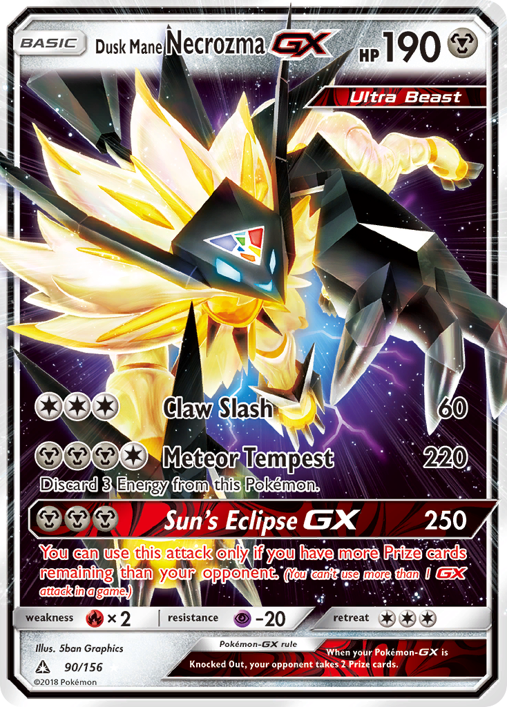 Dusk Mane Necrozma GX (90/156) [Sun & Moon: Ultra Prism] | Mega City Incorporated