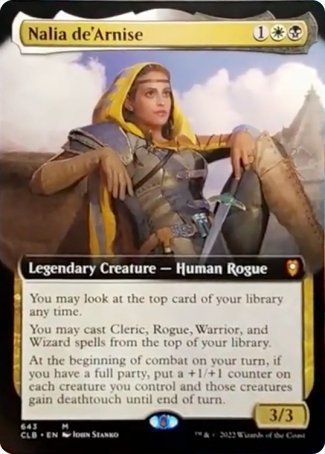 Nalia de'Arnise (Extended Art) [Commander Legends: Battle for Baldur's Gate] | Mega City Incorporated