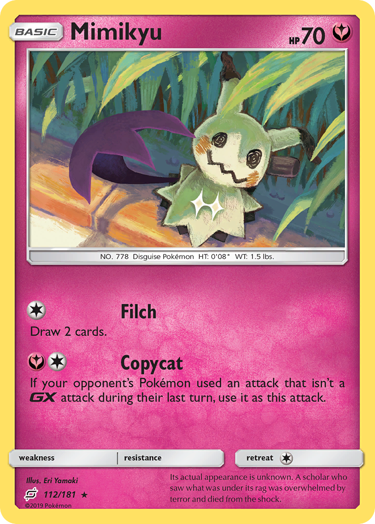 Mimikyu (112/181) [Sun & Moon: Team Up] | Mega City Incorporated