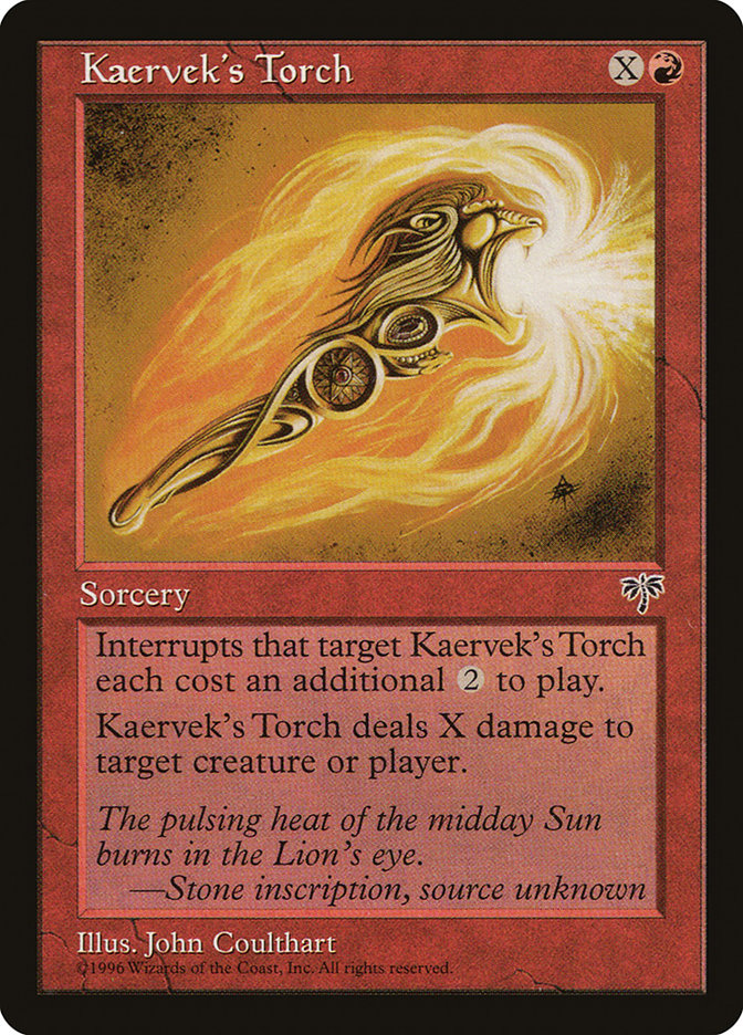 Kaervek's Torch [Mirage] | Mega City Incorporated