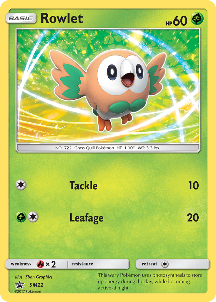 Rowlet (SM22) [Sun & Moon: Black Star Promos] | Mega City Incorporated