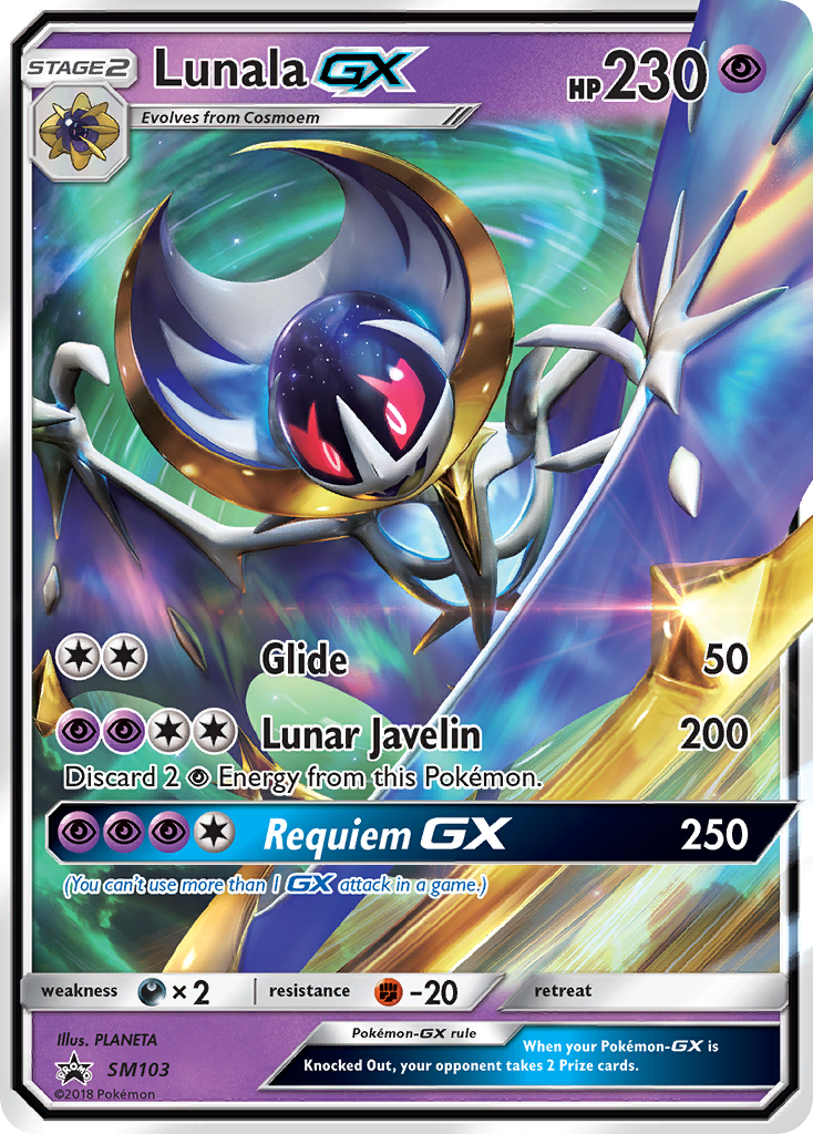 Lunala GX (SM103) [Sun & Moon: Black Star Promos] | Mega City Incorporated