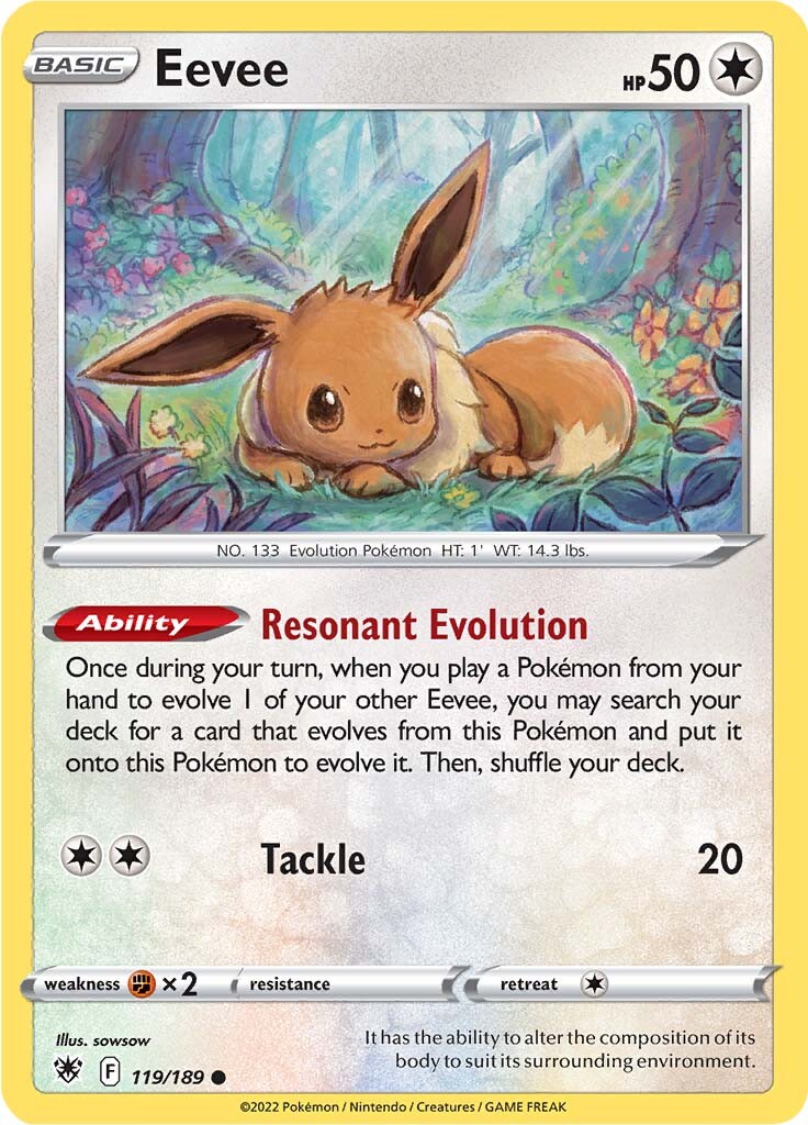 Eevee (119/189) [Sword & Shield: Astral Radiance] | Mega City Incorporated