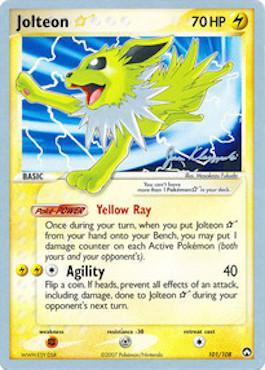 Jolteon Star (101/108) (Psychic Lock - Jason Klaczynski) [World Championships 2008] | Mega City Incorporated