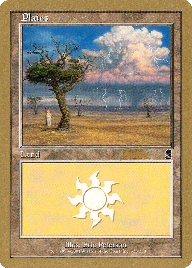 Plains (bk333) (Brian Kibler) [World Championship Decks 2002] | Mega City Incorporated