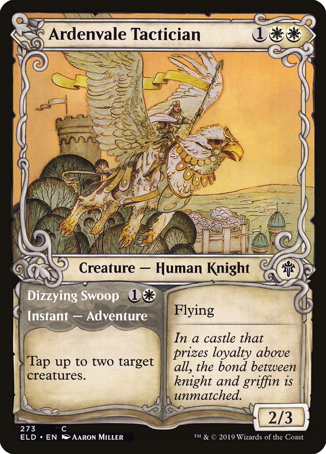 Ardenvale Tactician // Dizzying Swoop (Showcase) [Throne of Eldraine] | Mega City Incorporated