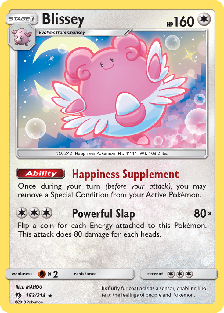 Blissey (153/214) [Sun & Moon: Lost Thunder] | Mega City Incorporated