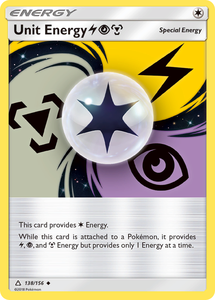 Unit Energy (138/156) (Lightning, Psychic, Metal) [Sun & Moon: Ultra Prism] | Mega City Incorporated