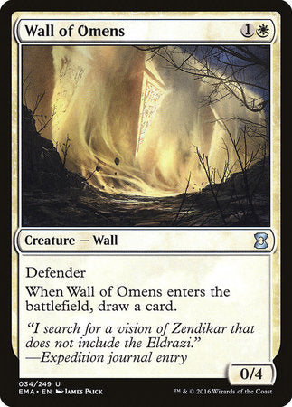 Wall of Omens [Eternal Masters] | Mega City Incorporated