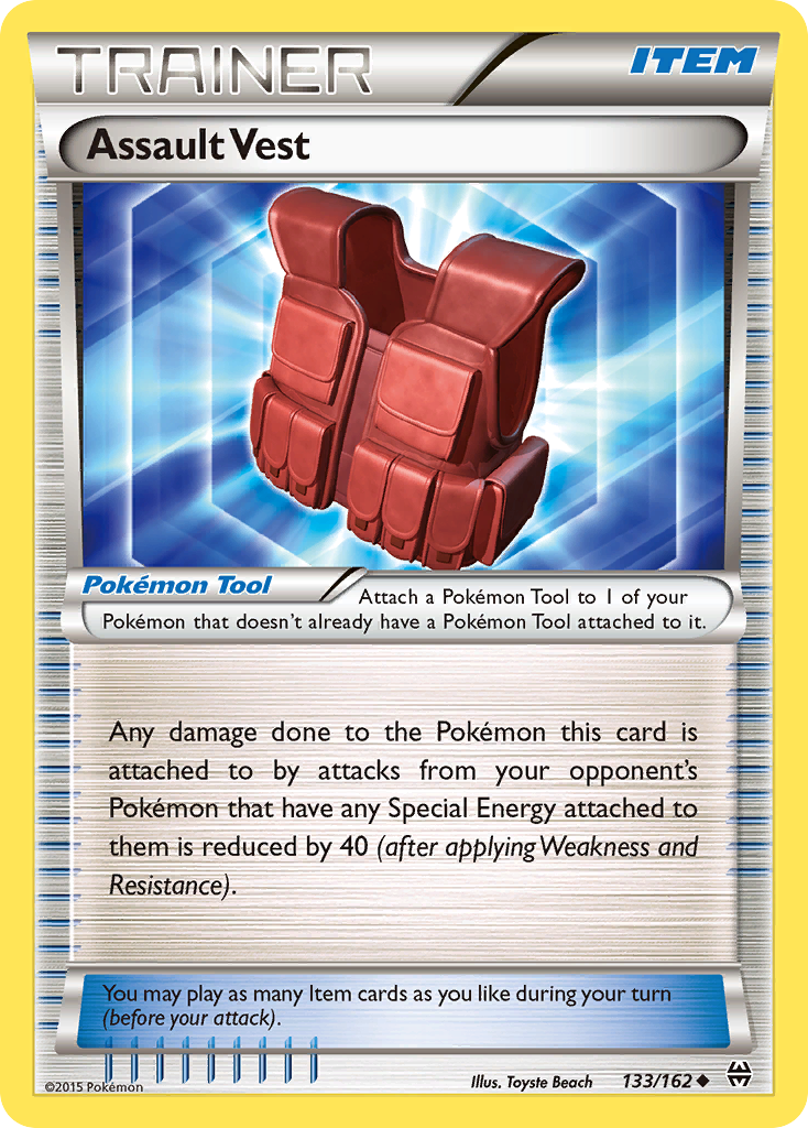 Assault Vest (133/162) [XY: BREAKthrough] | Mega City Incorporated