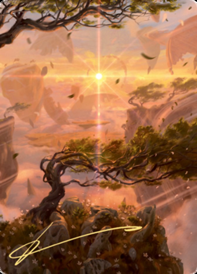 Windswept Heath Art Card (Gold-Stamped Signature) [Zendikar Rising Art Series] | Mega City Incorporated