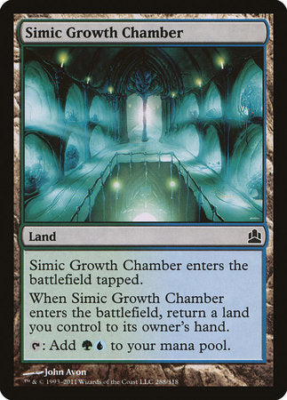 Simic Growth Chamber [Commander 2011] | Mega City Incorporated