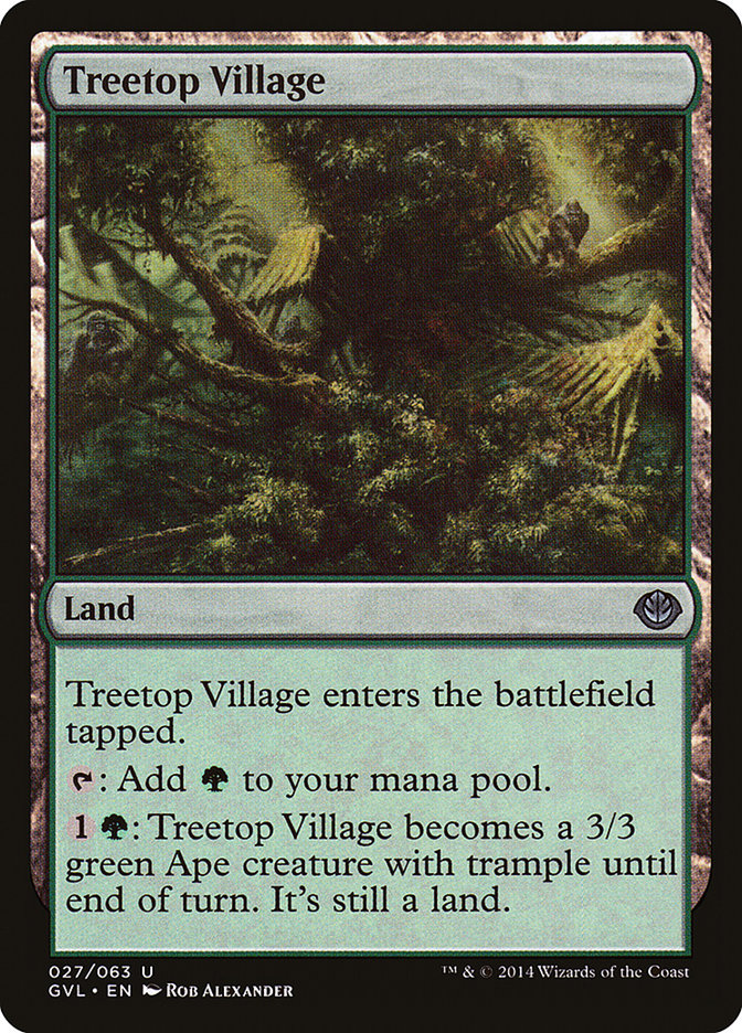 Treetop Village (Garruk vs. Liliana) [Duel Decks Anthology] | Mega City Incorporated