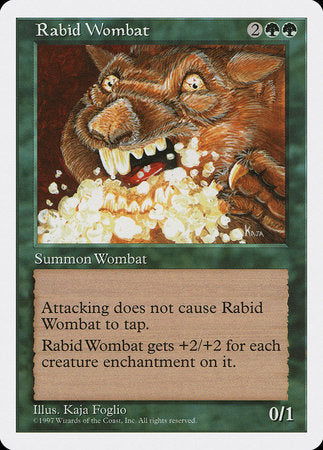 Rabid Wombat [Fifth Edition] | Mega City Incorporated