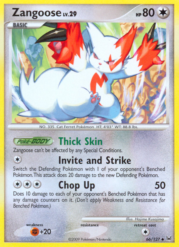 Zangoose (66/127) [Platinum: Base Set] | Mega City Incorporated